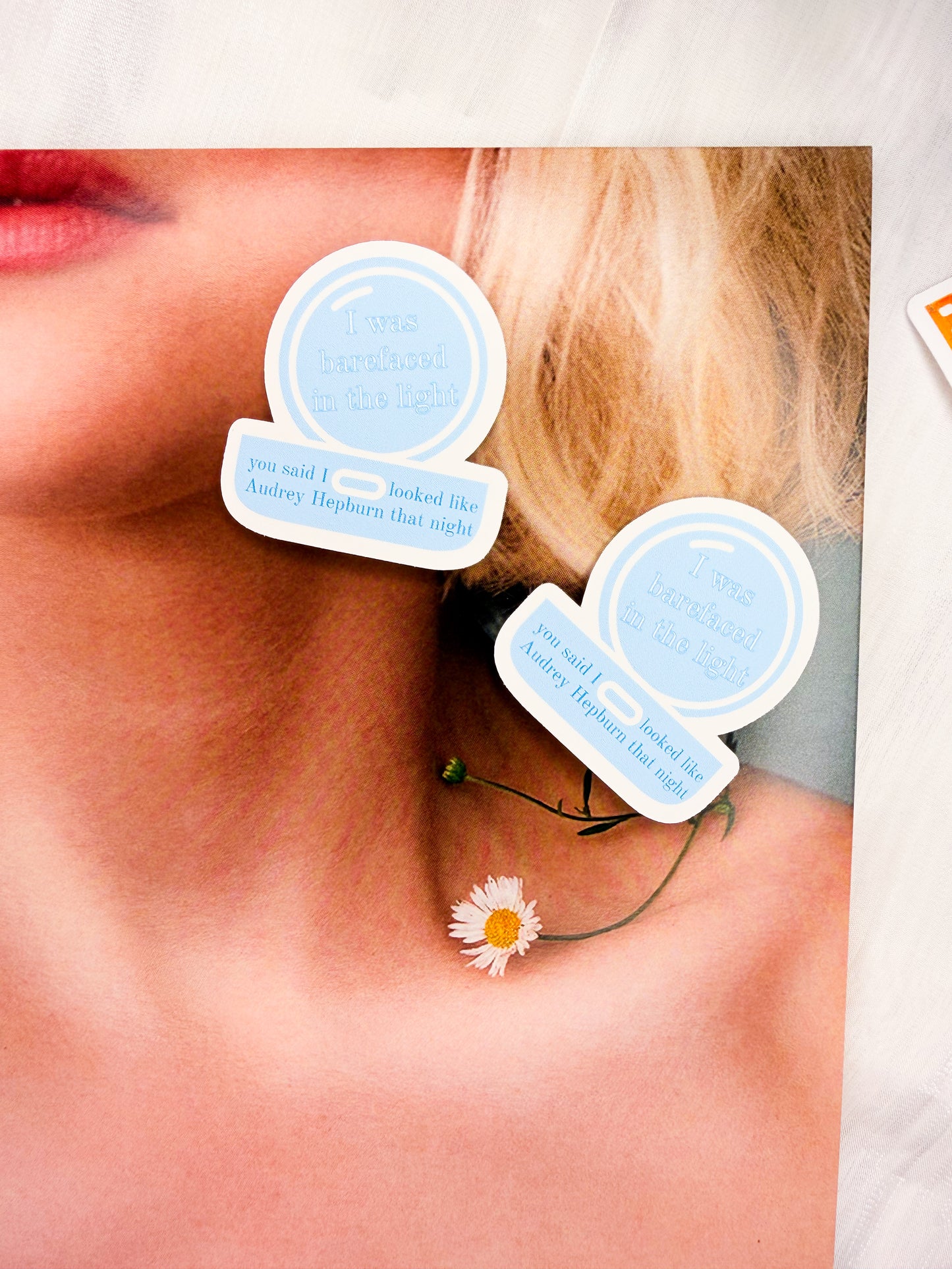 forests/audrey hepburn lyrics MP3 sticker set
