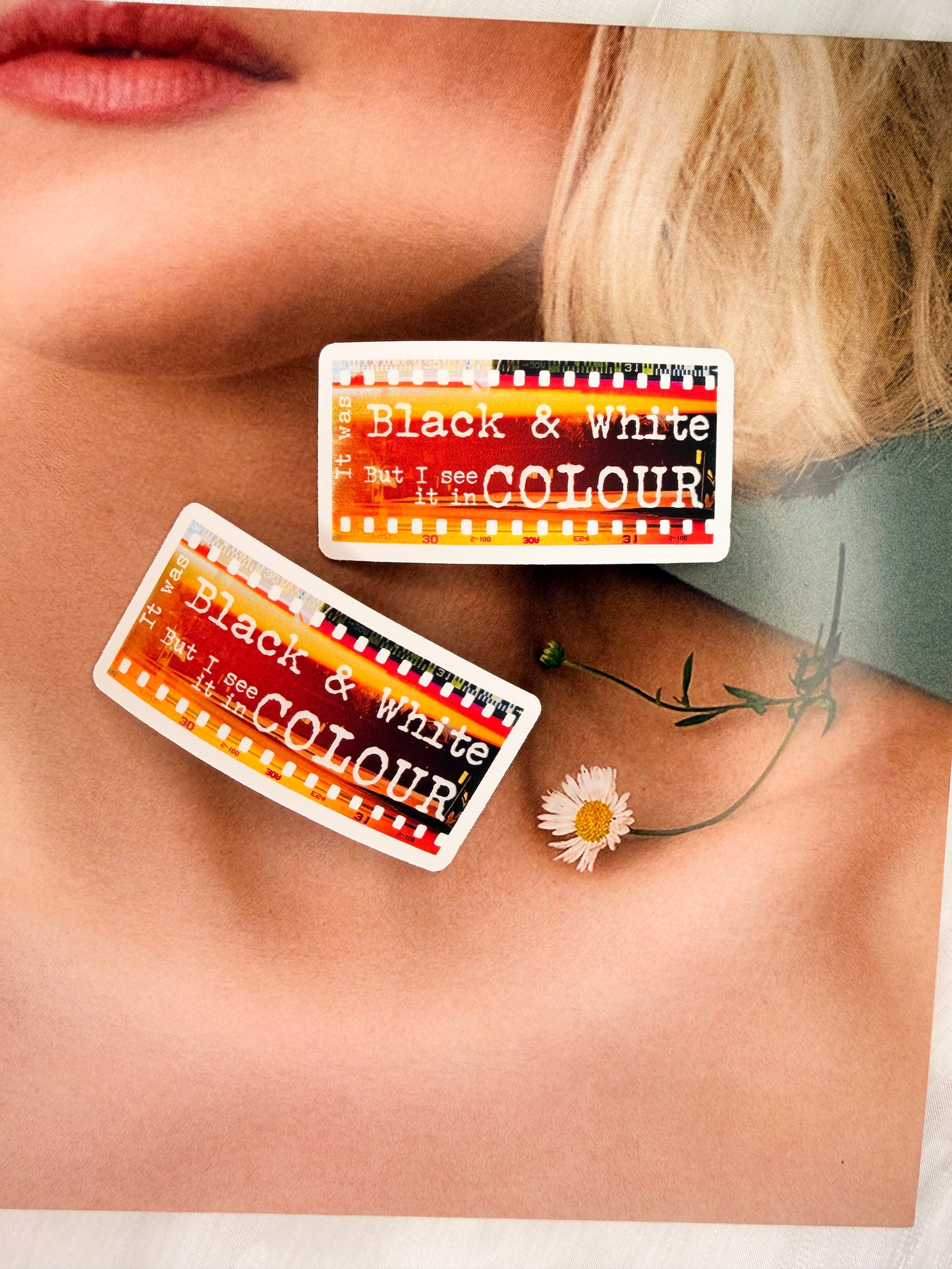 morning coffee/in colour lyrics MP3 sticker set