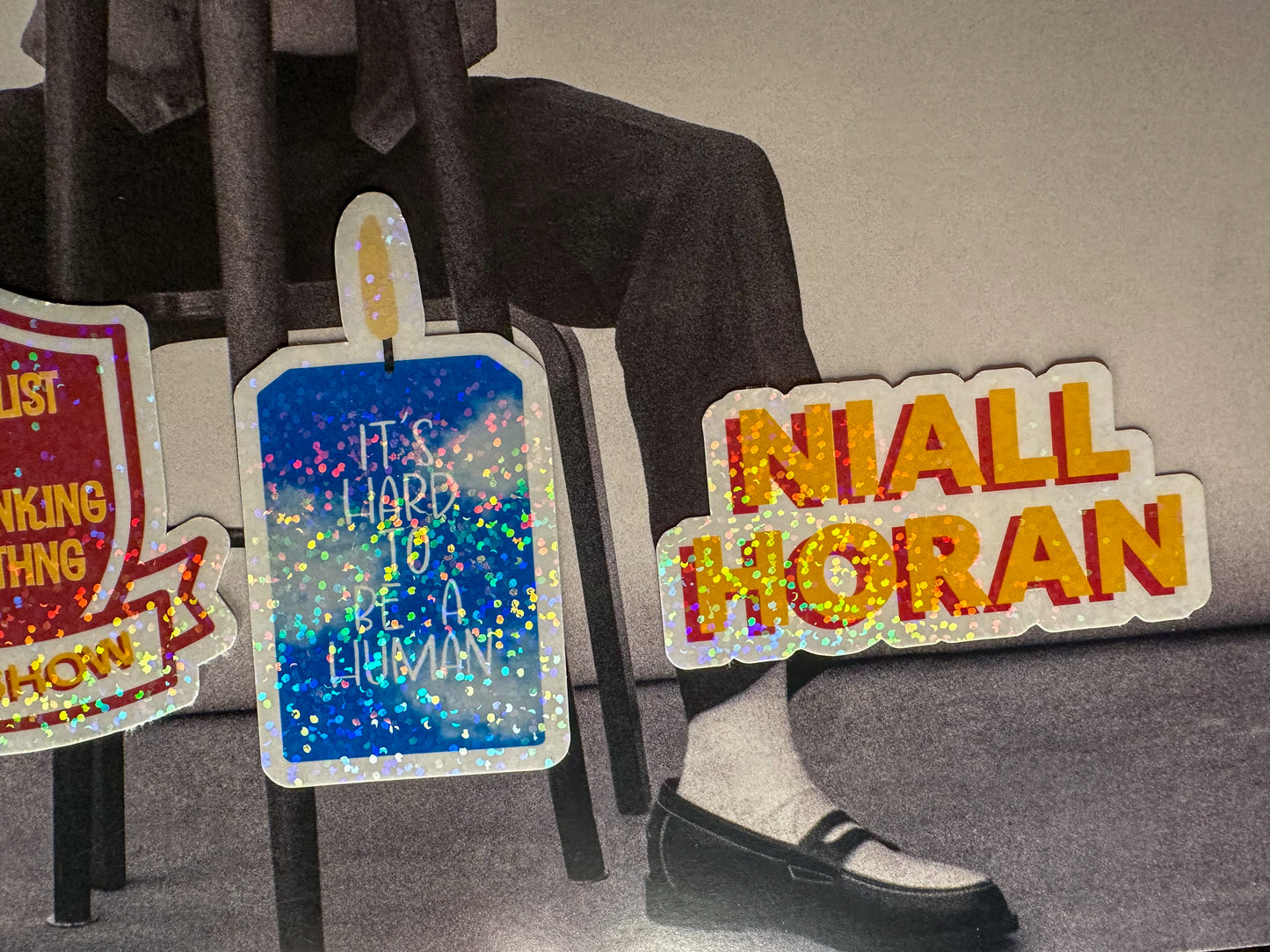 6 Glitter Niall Horan The Show Stickers | Waterproof Heaven Hello Lovers
