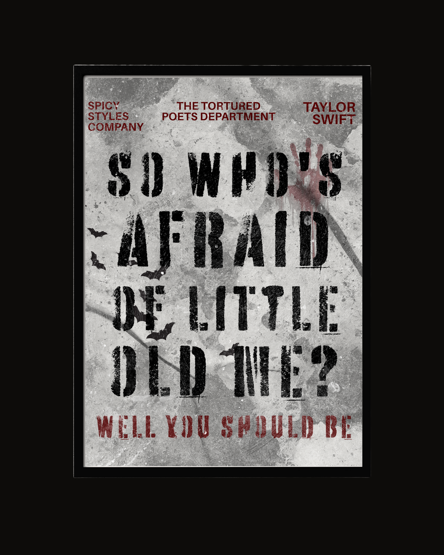 Little Old Me Taylor Swift Lyric Poster | DIGITAL DOWNLOAD