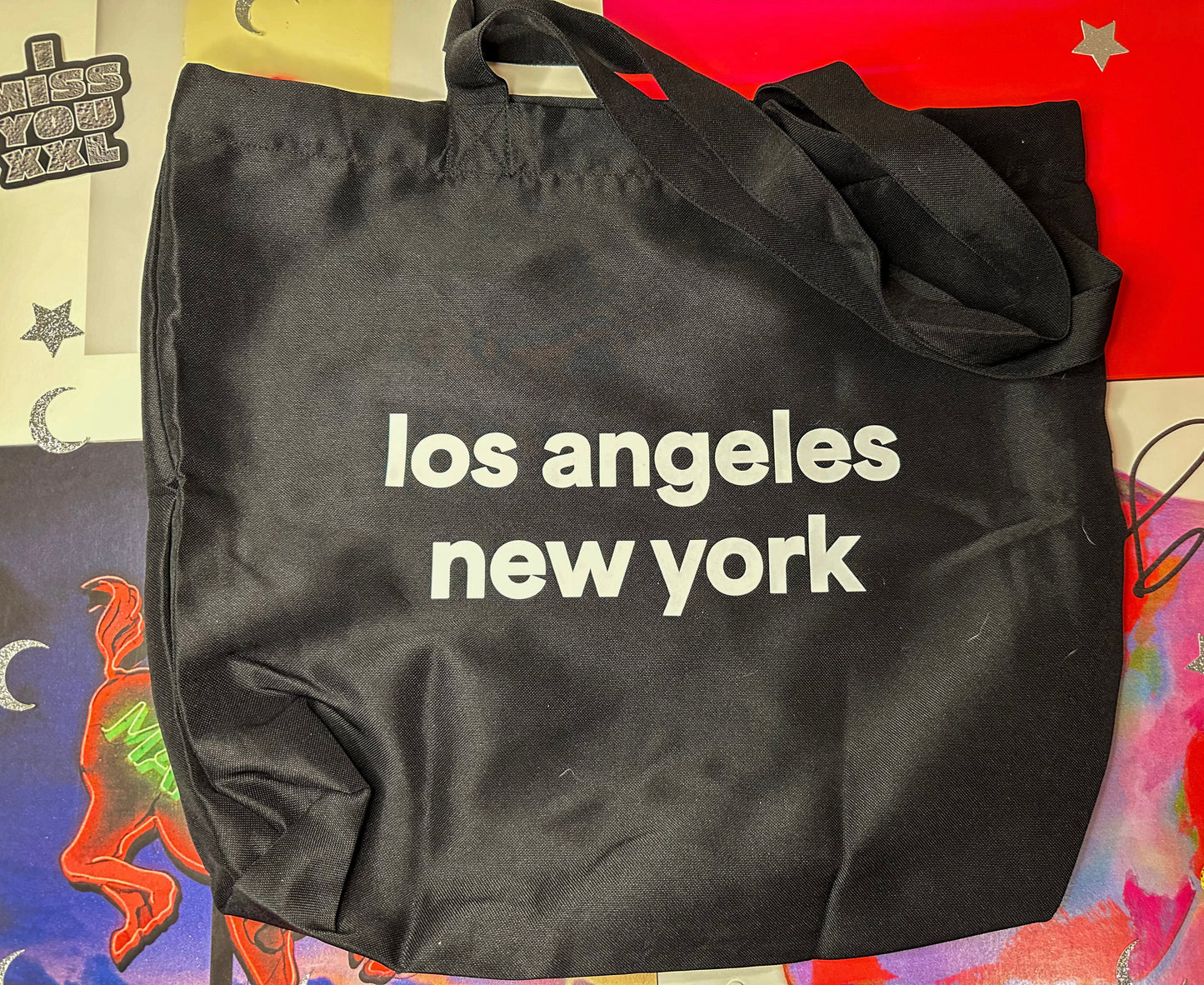 a beautiful blur star LA5 tote bag