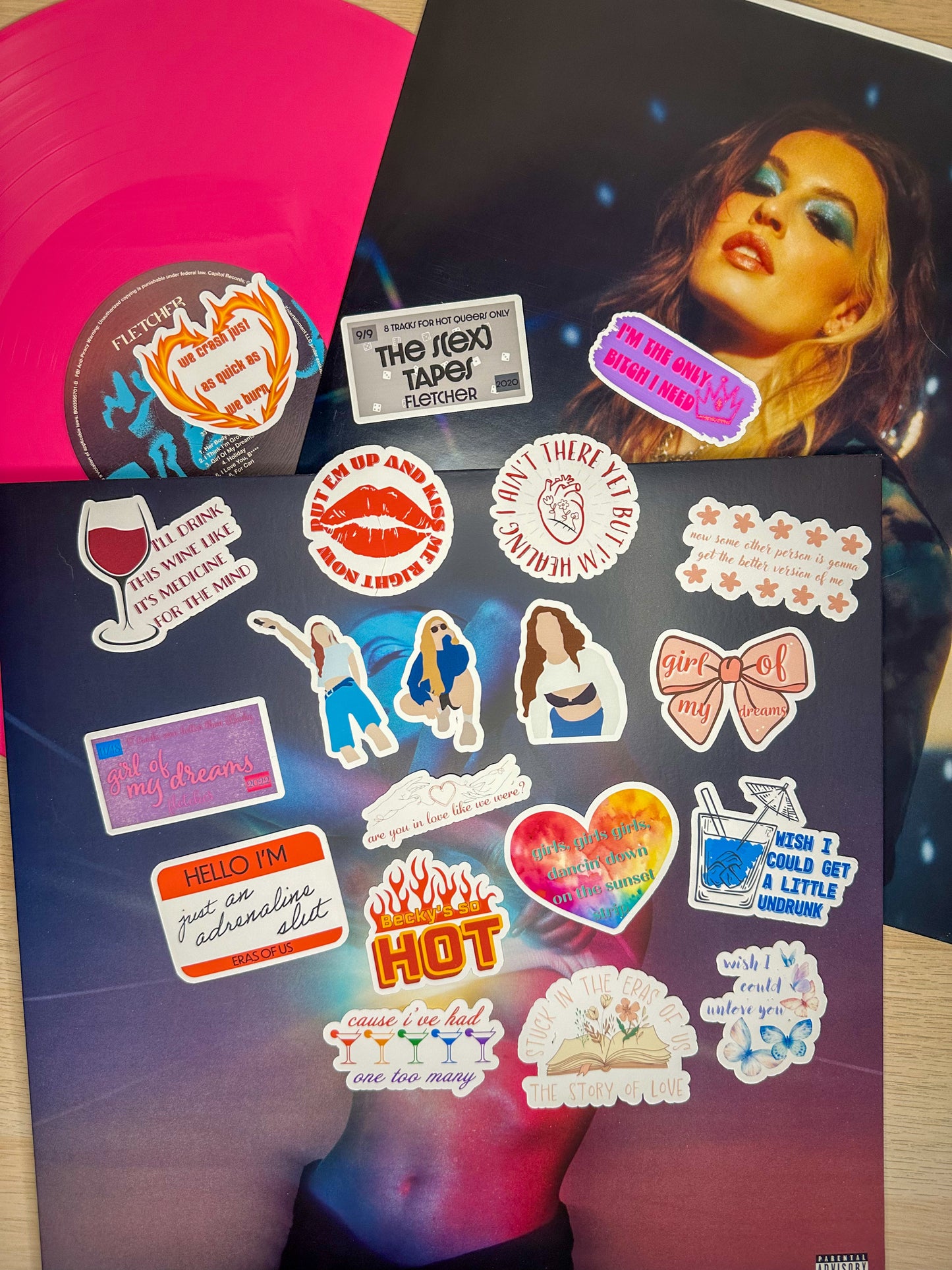 20 Fletcher Stickers | The S(ex) tapes, girl of my dreams, Eras of Us Becky's So Hot