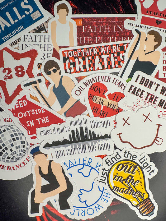 20 Louis Tomlinson Stickers | Faith in the Future Walls All of Those Voices
