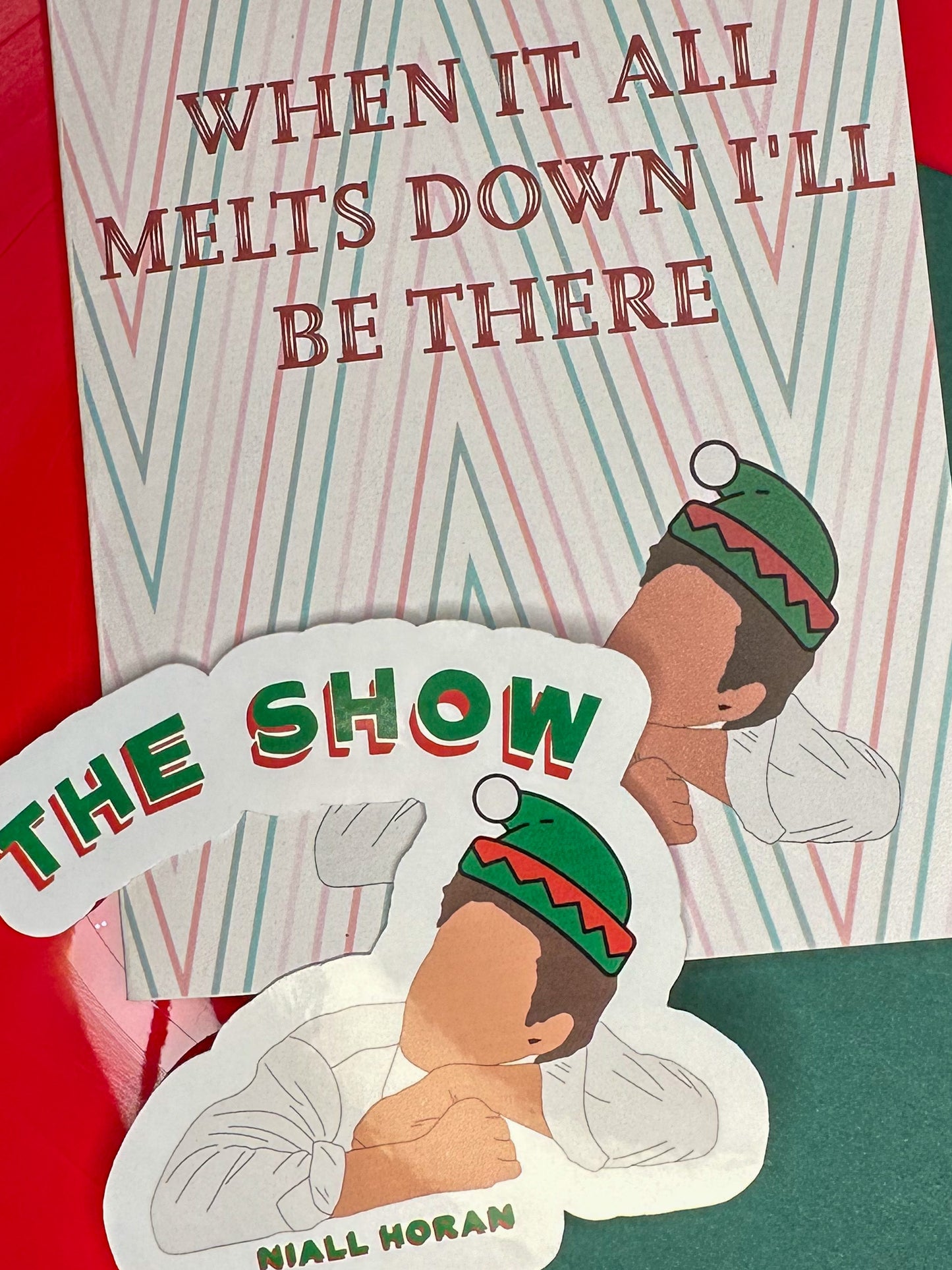 when it all melts down NH3 christmas card