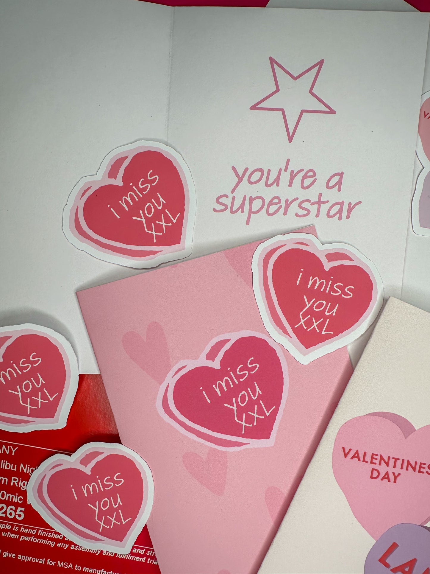 LANY Valentine's 4x6 Card + Sticker | Malibu Nights A Beautiful Blur Paul Klein Jake Goss