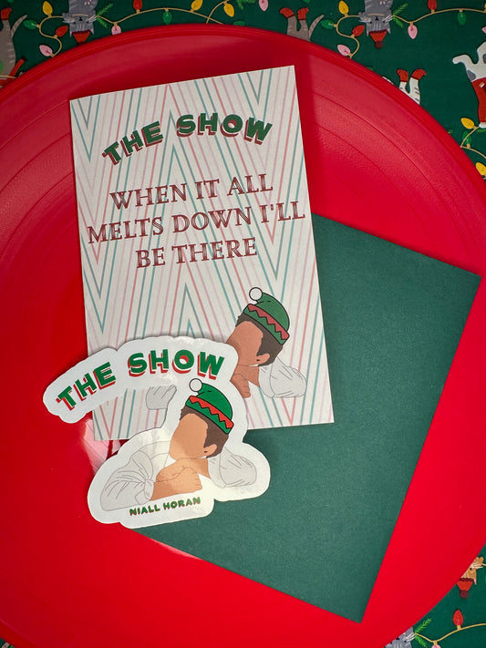 when it all melts down NH3 christmas card