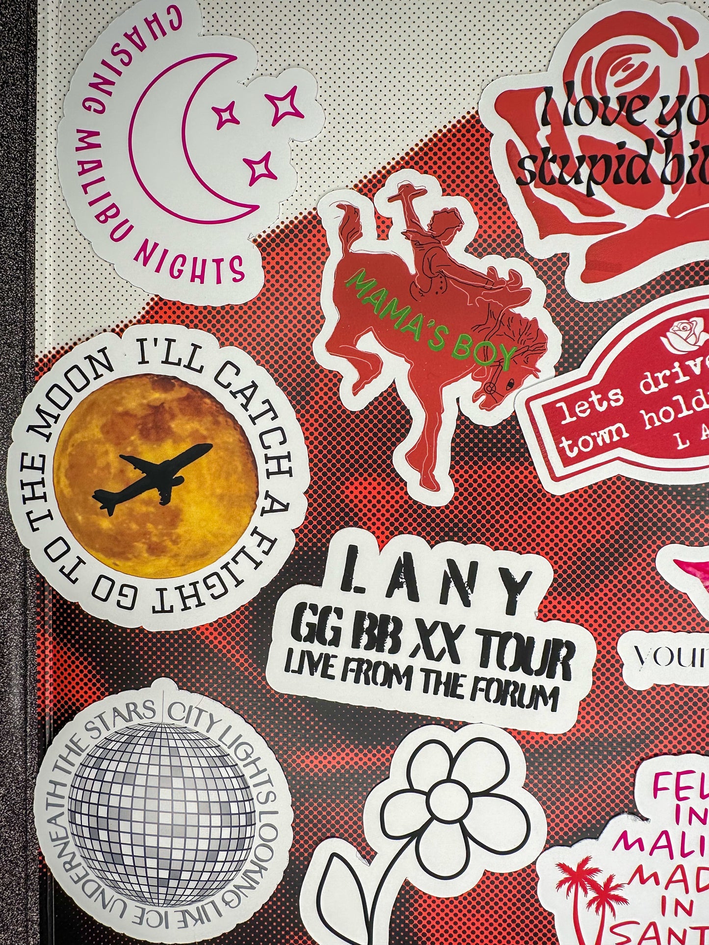 20 Classic LANY Stickers | Malibu Nights Paul Klein Mama's Boy GGBBXX Matte Vinyl