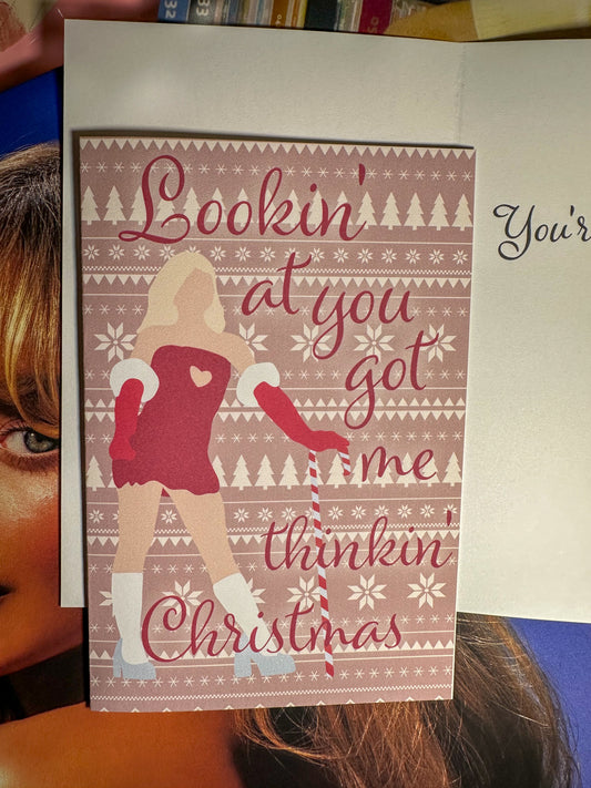 thinkin' of you got me thinkin' christmas SC5 christmas card