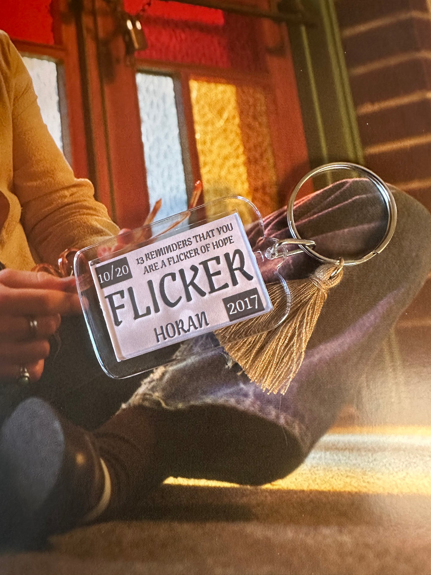 flicker heartbreak show NH license plate keychains