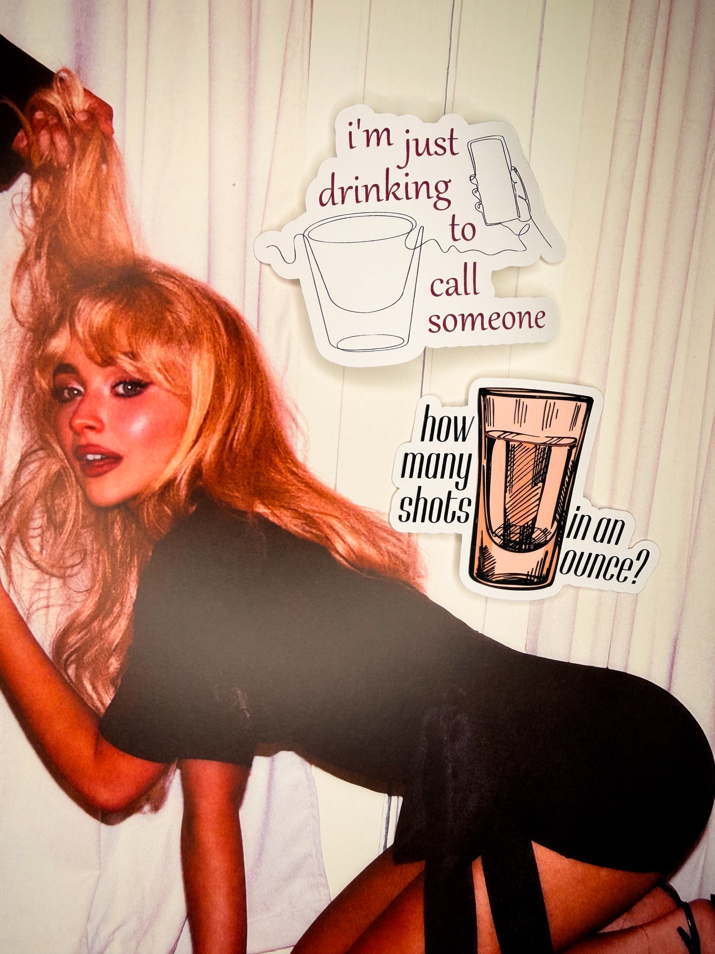 go go juice SC7 lyric sticker set