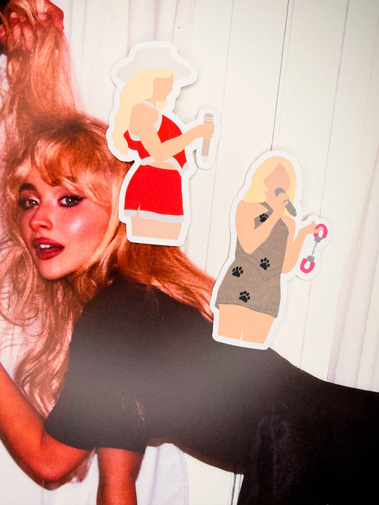 tour doodles SC7 lyric sticker set