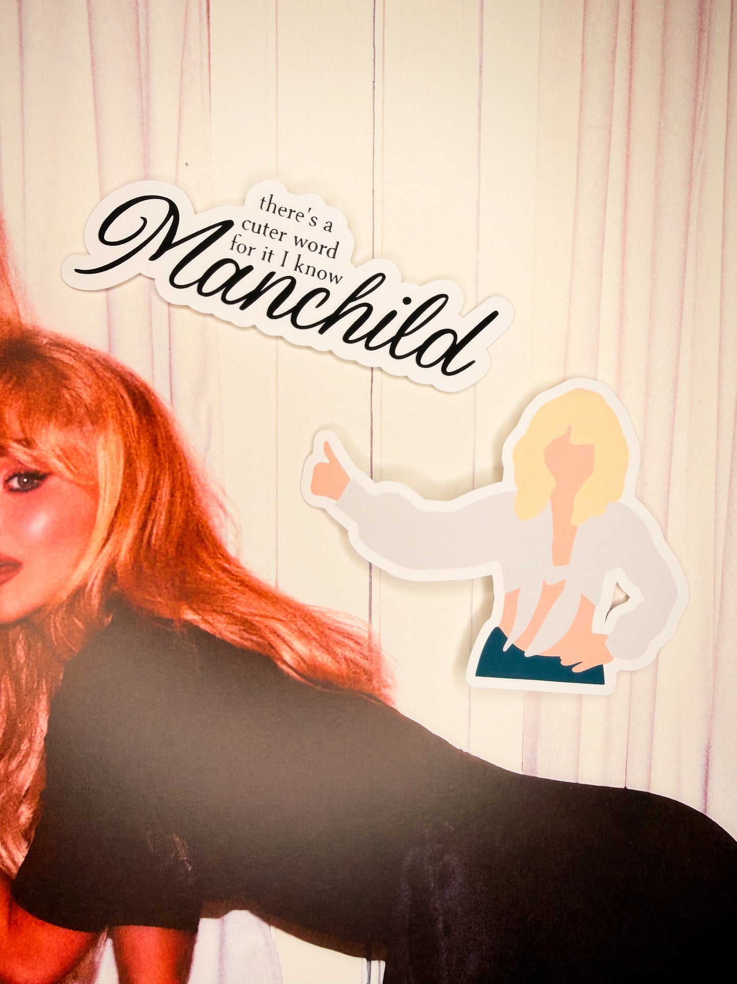 manchild SC7 lyric n doodle sticker set