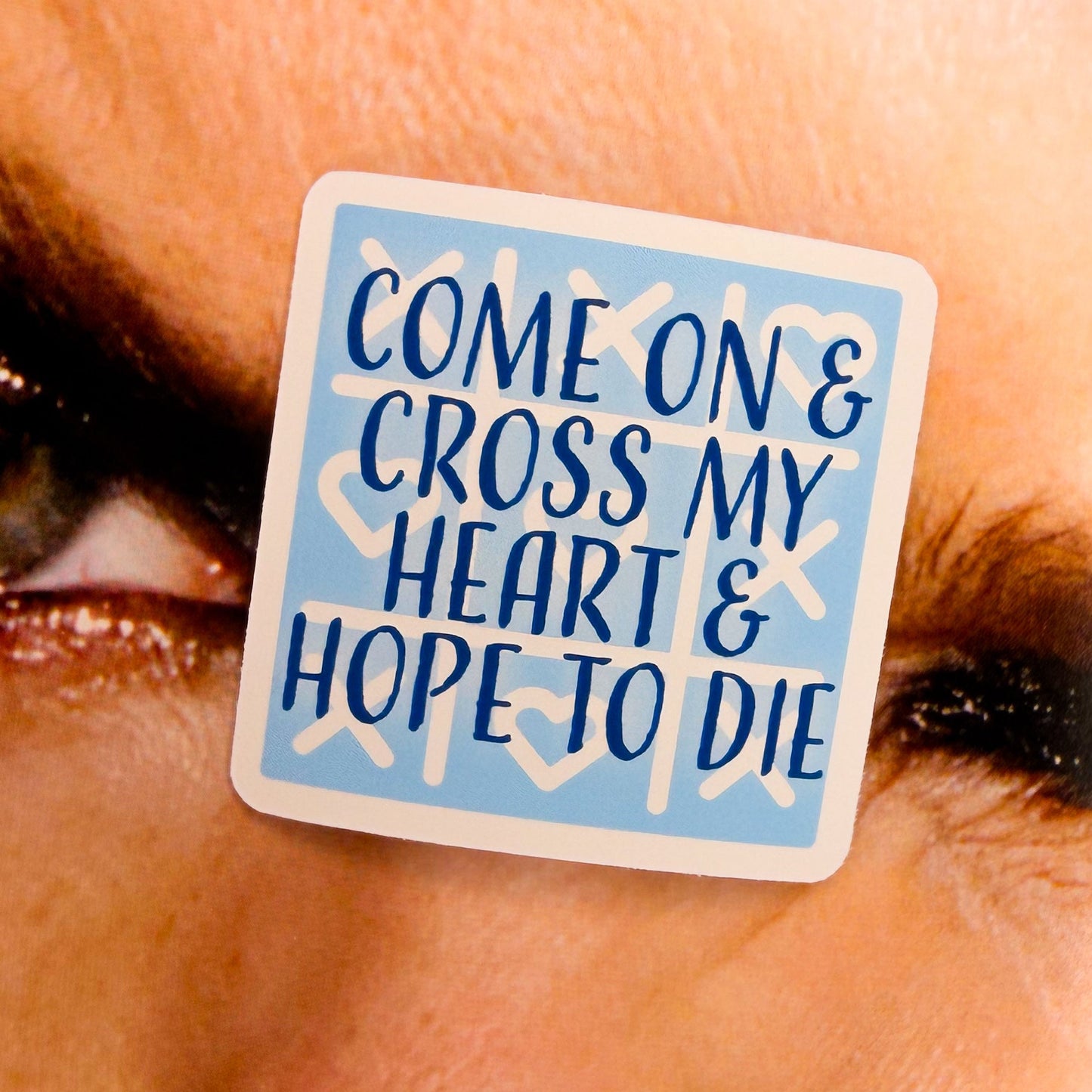 x my h/leave me alone bite me RR2 sticker set