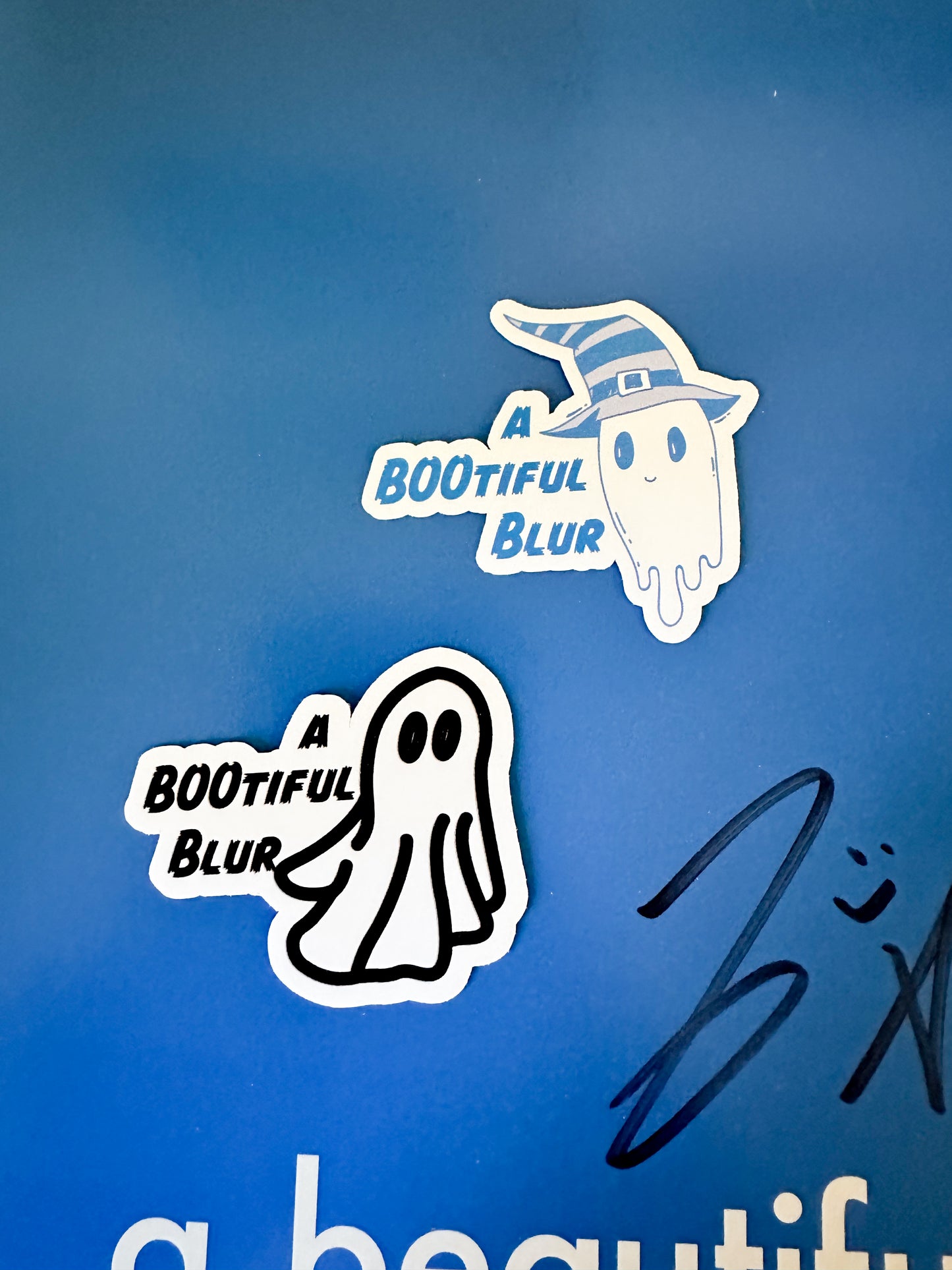 a BOOtiful blur LA5 halloween stickers