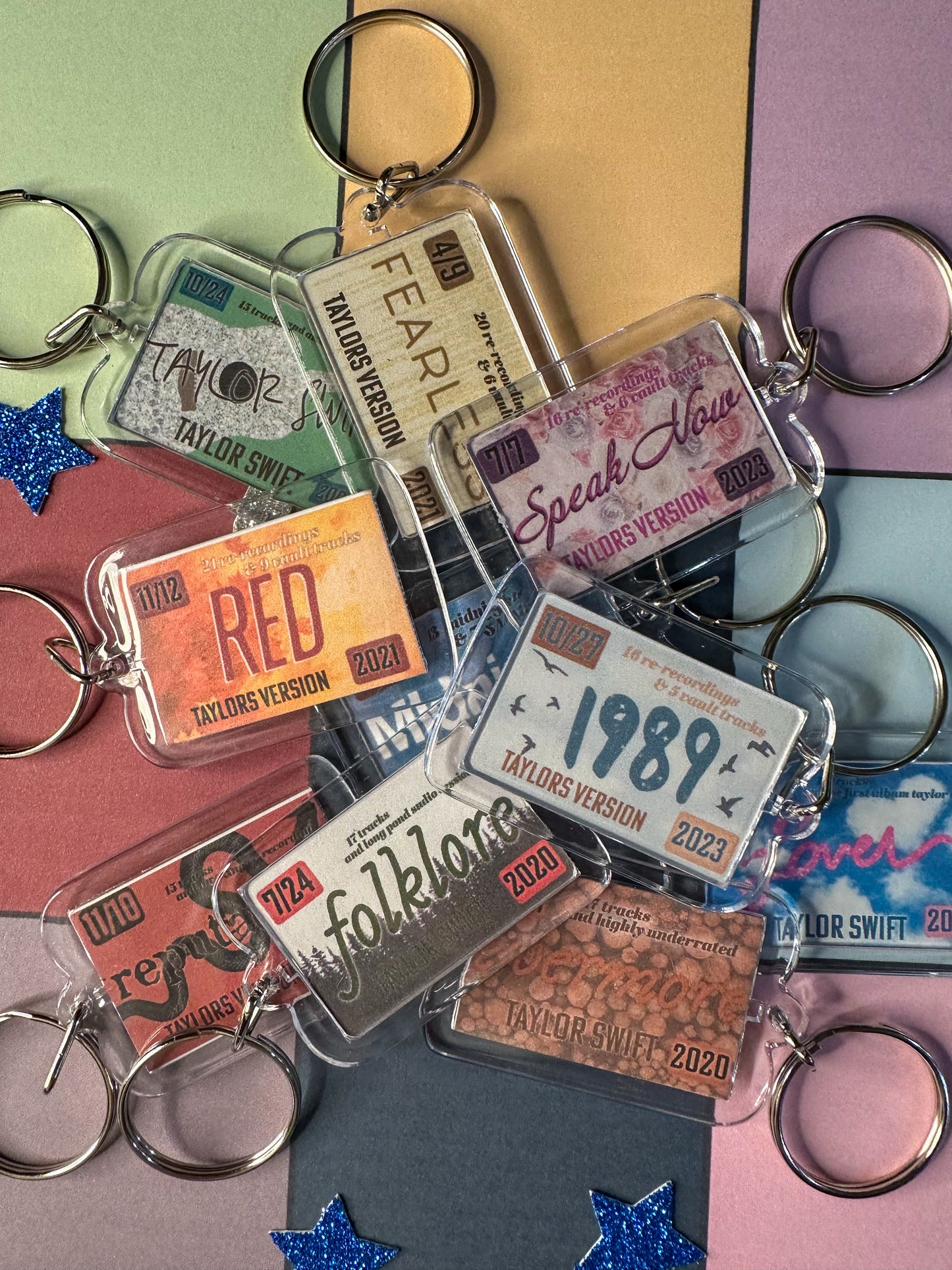 eras TS license plate keychain