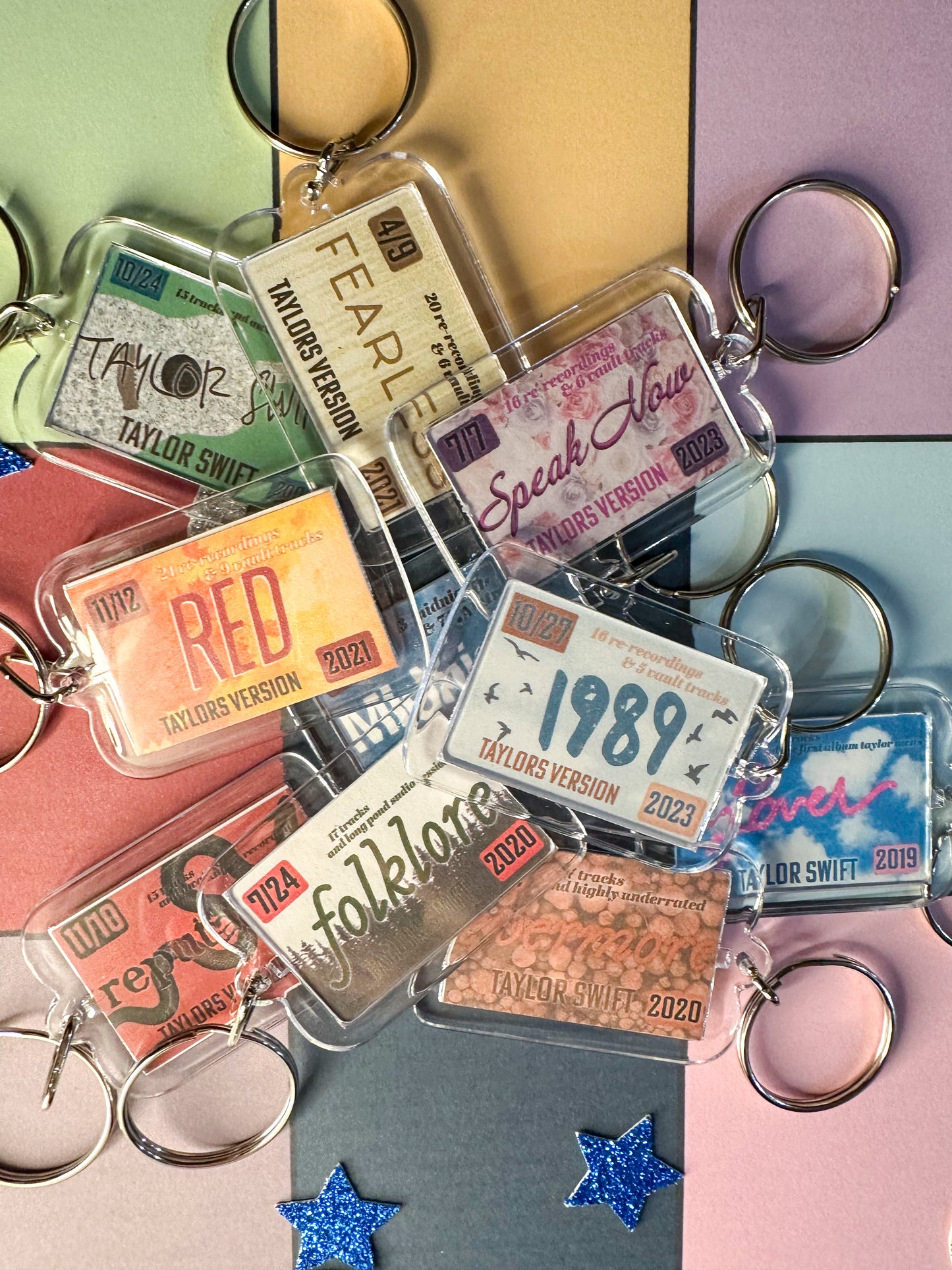 eras TS license plate keychain