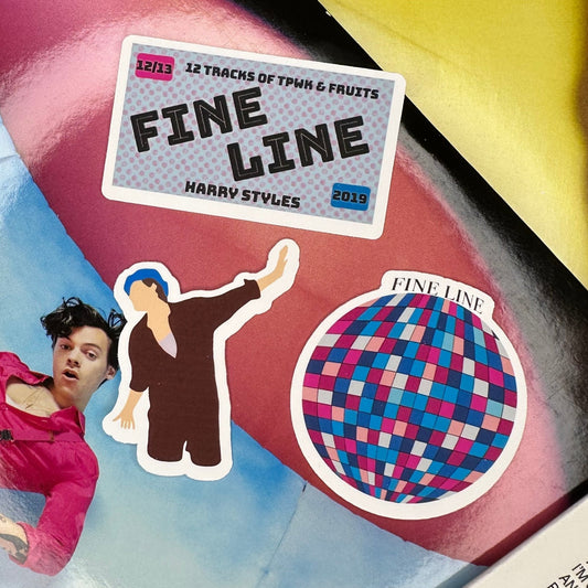 fine line album HS2 sticker set