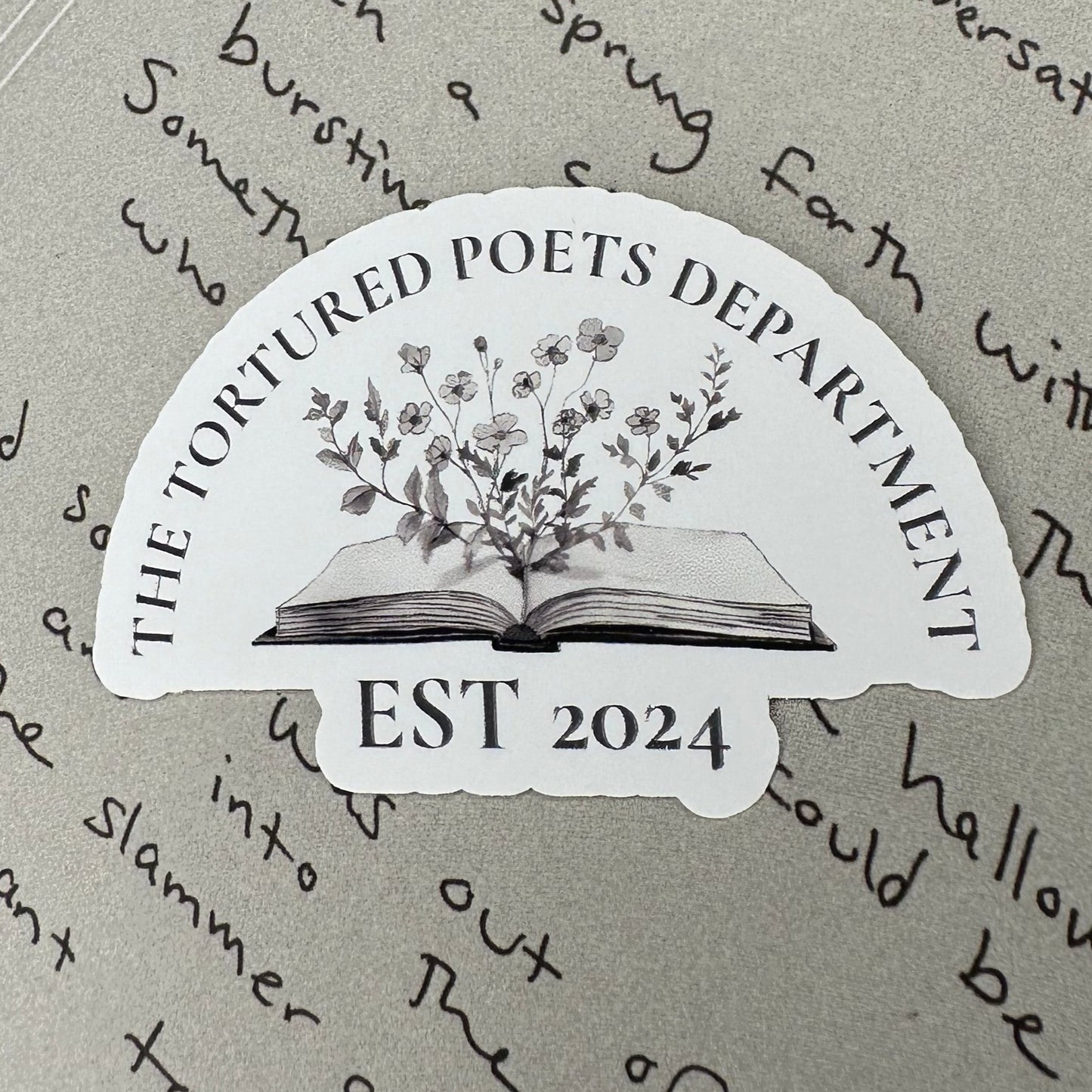 tortured poets album TS11 sticker set