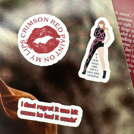 reputation lyrics TS6 sticker set