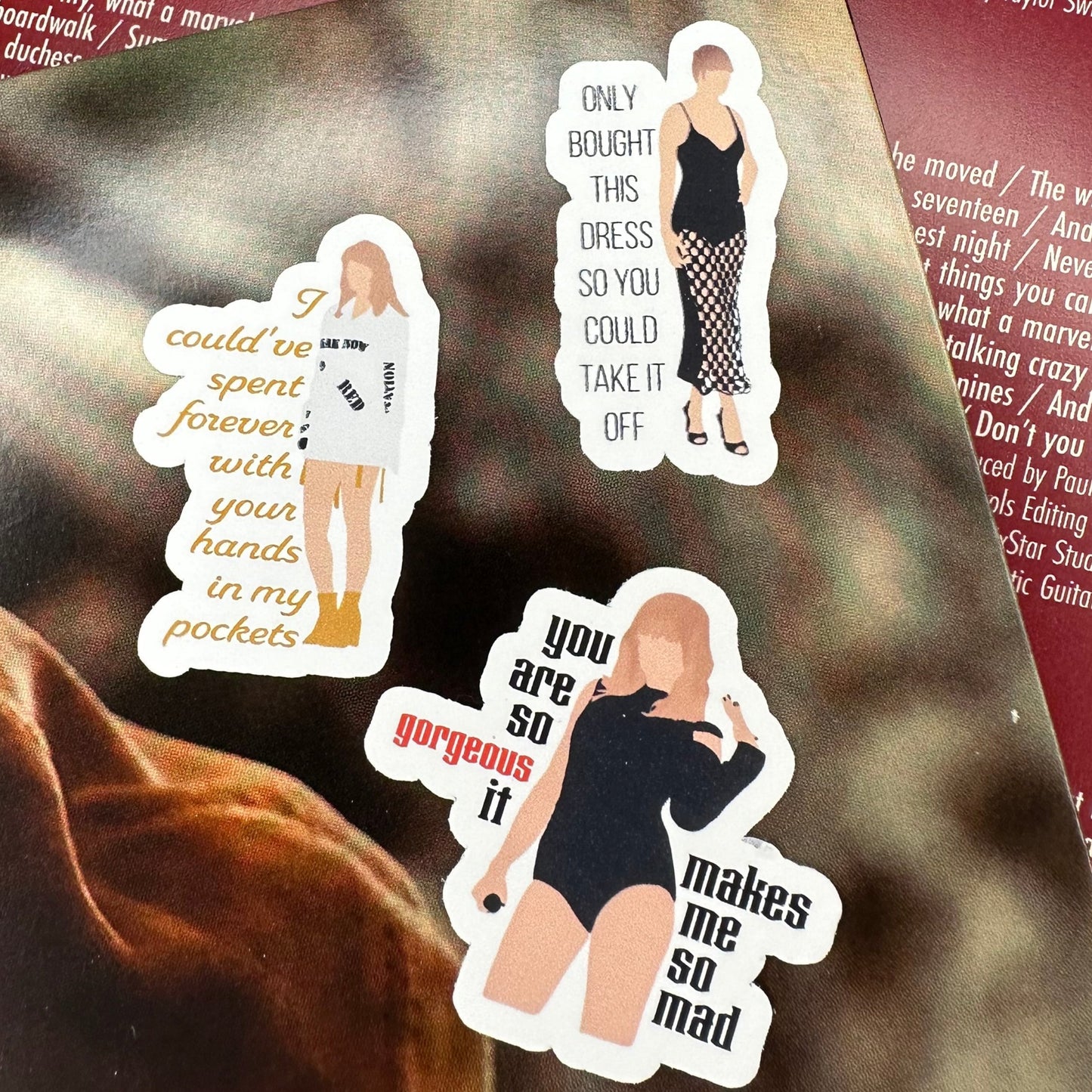 reputation doodles TS6 sticker set