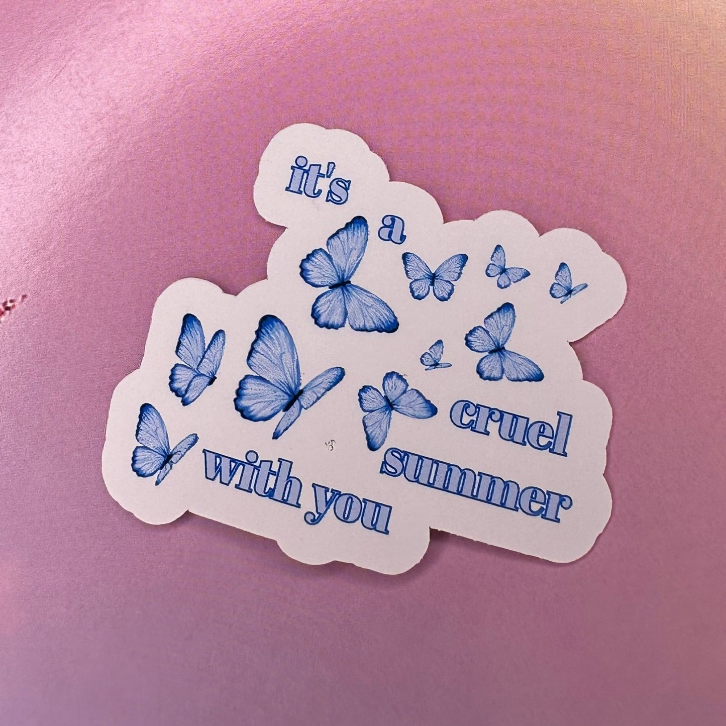 lover lyrics TS7 sticker set