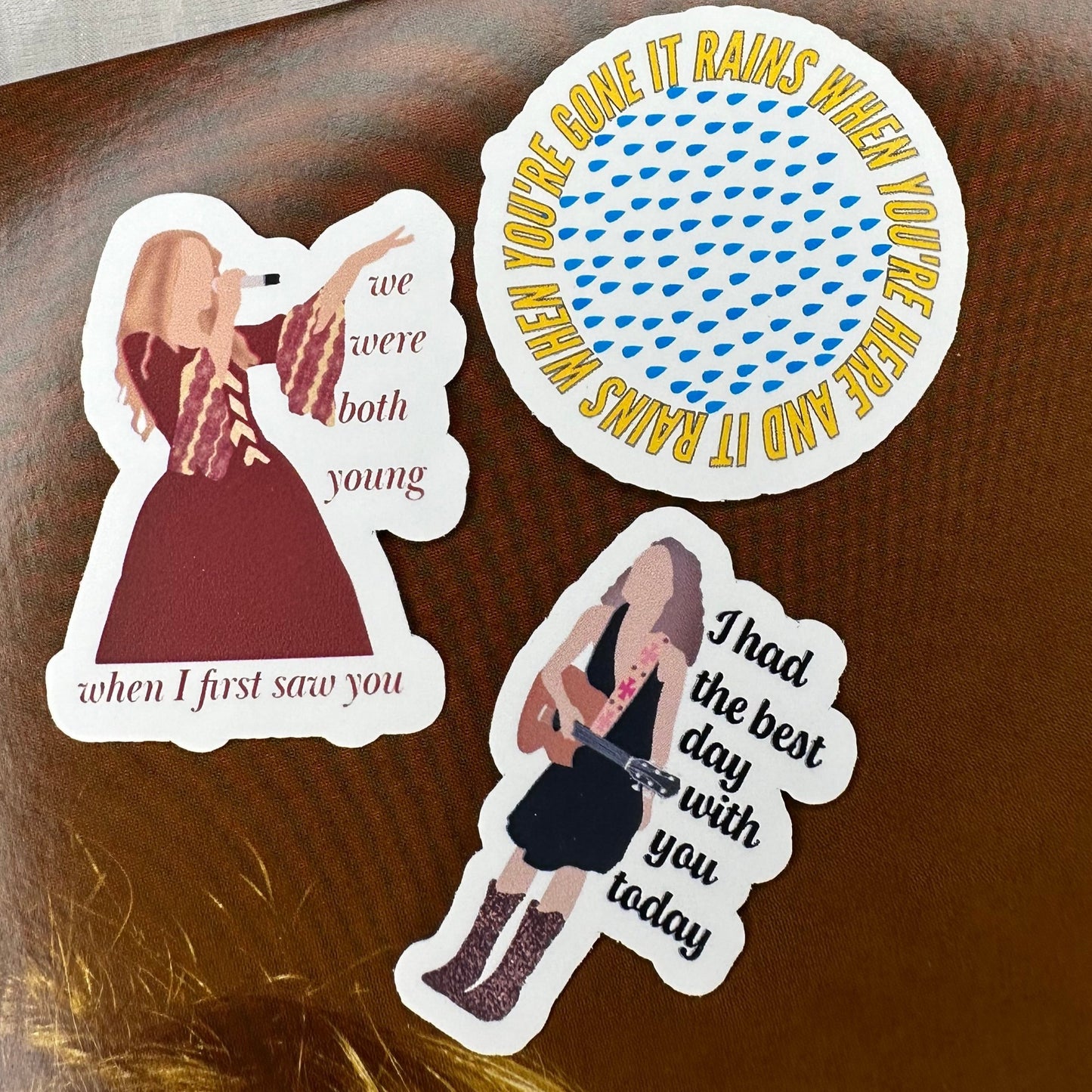 fearless doodle & lyric TS2 sticker set