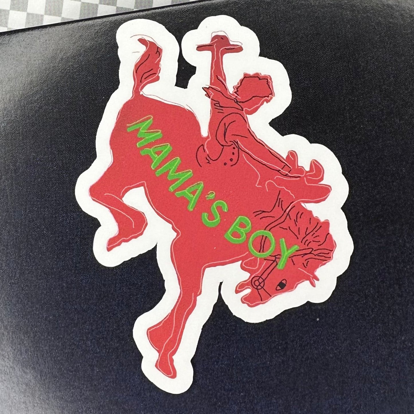 west coast cowboy LA3 sticker set