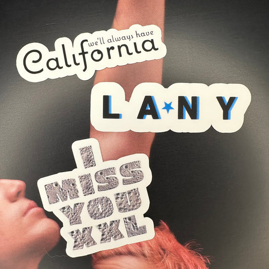 i miss you xxl lyrics LA5 sticker set