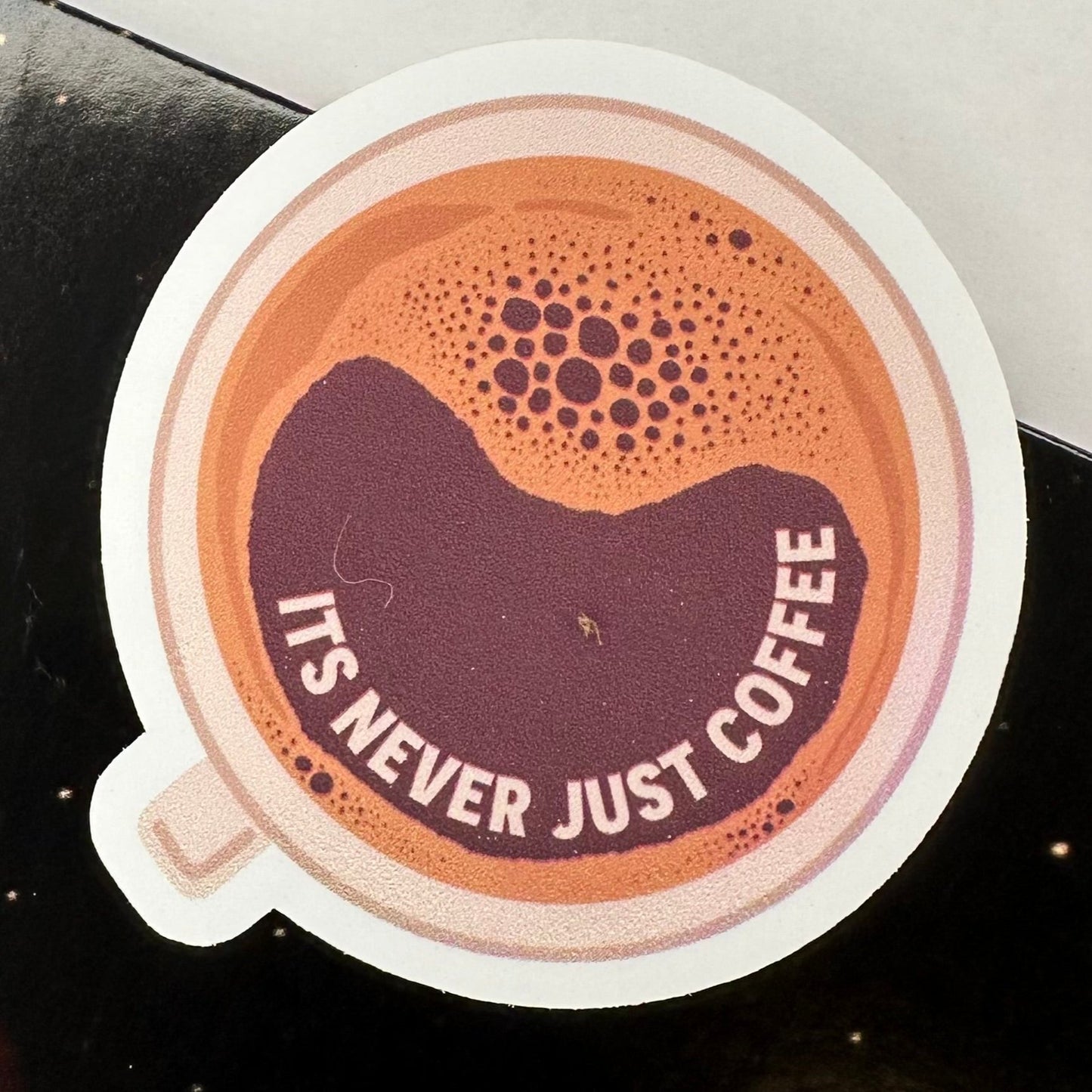 coffee after midnight CR1 sticker set