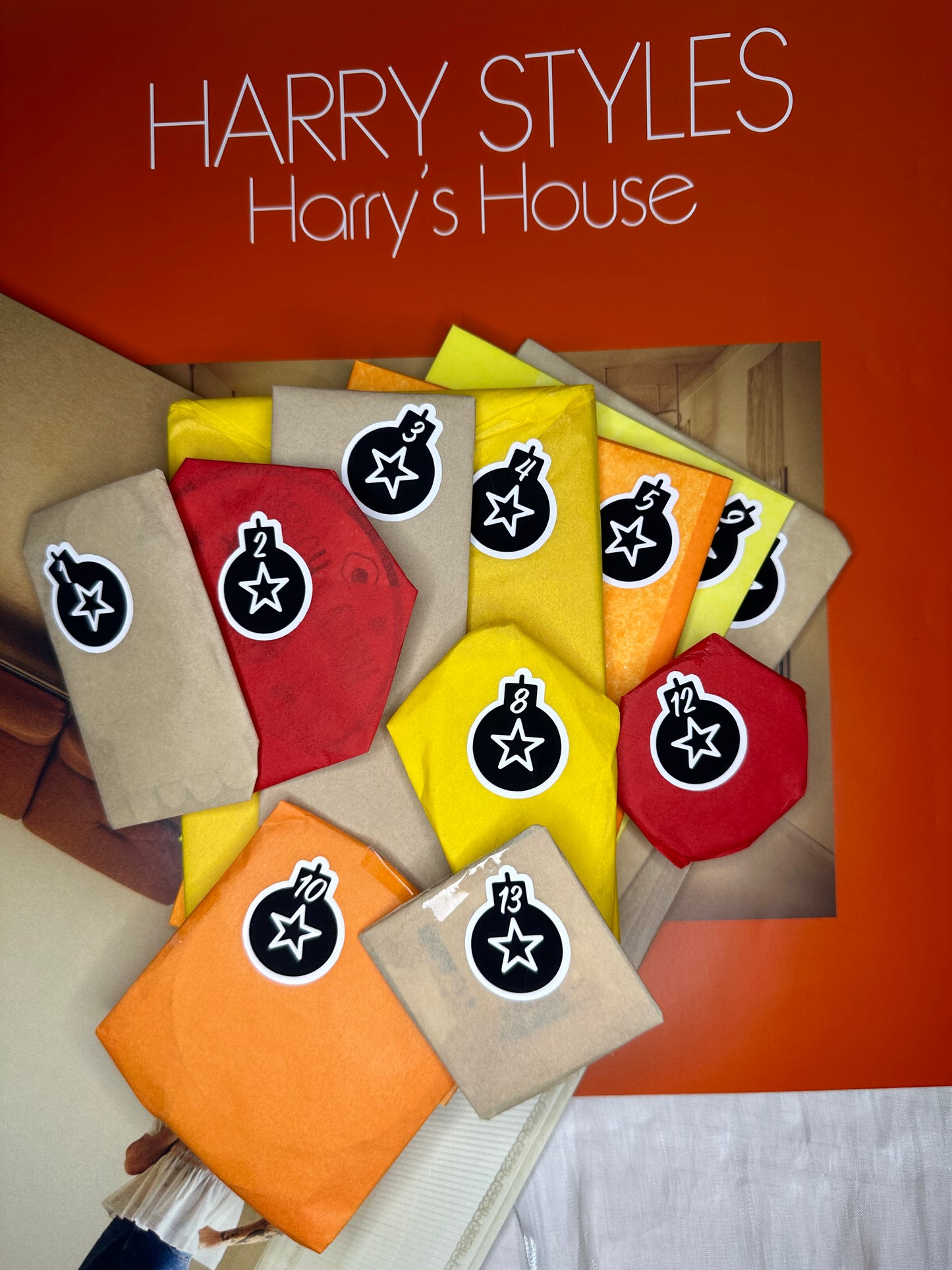 harrys house HS3 advent calendar 13 days of stationary!