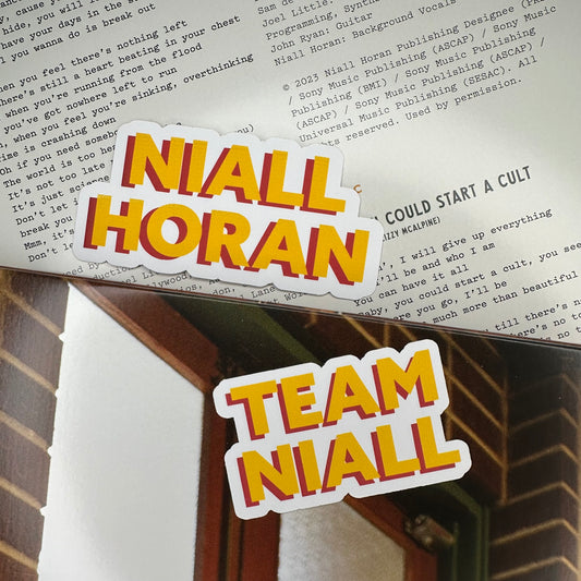 team niall NH3 sticker set