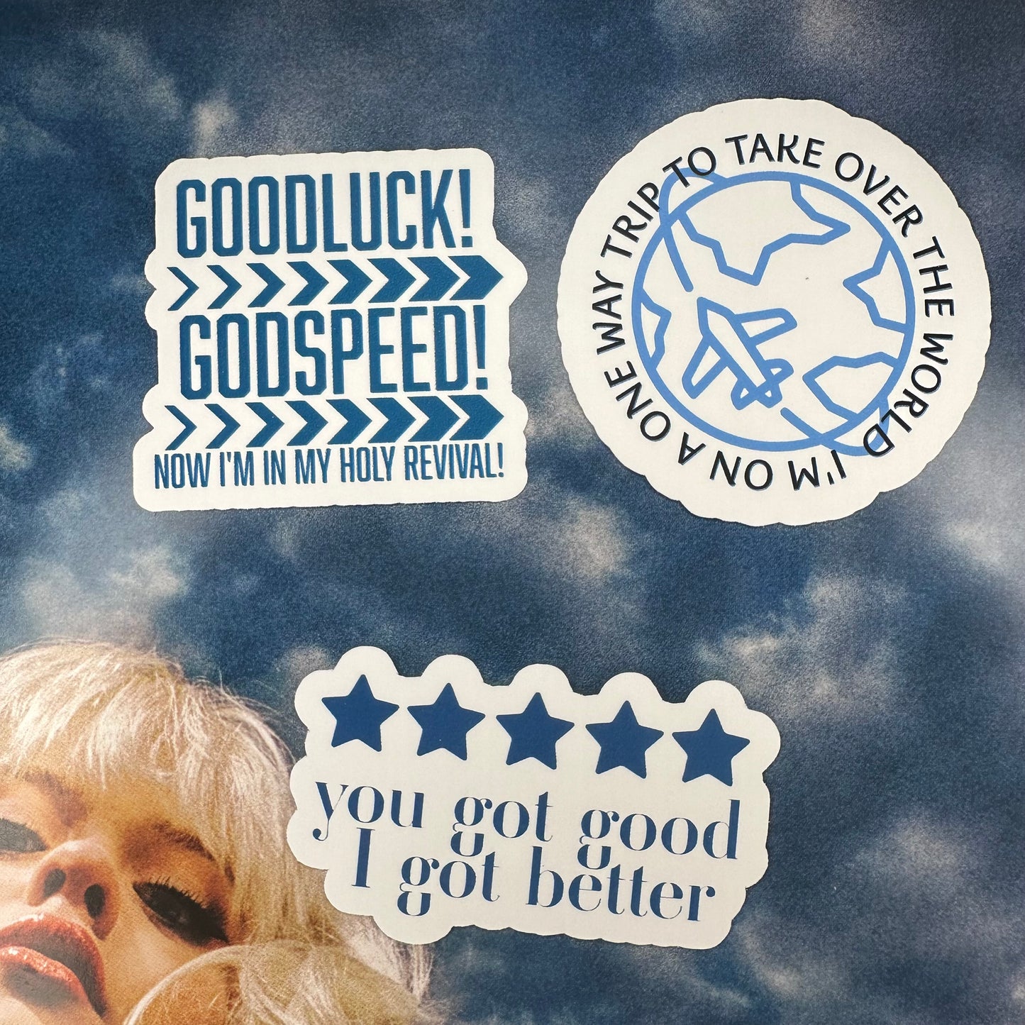 blue good witch lyrics MP2 sticker set