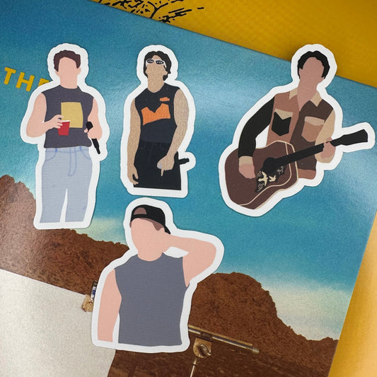 solo joe, nick n kevin doodles JB5 sticker set