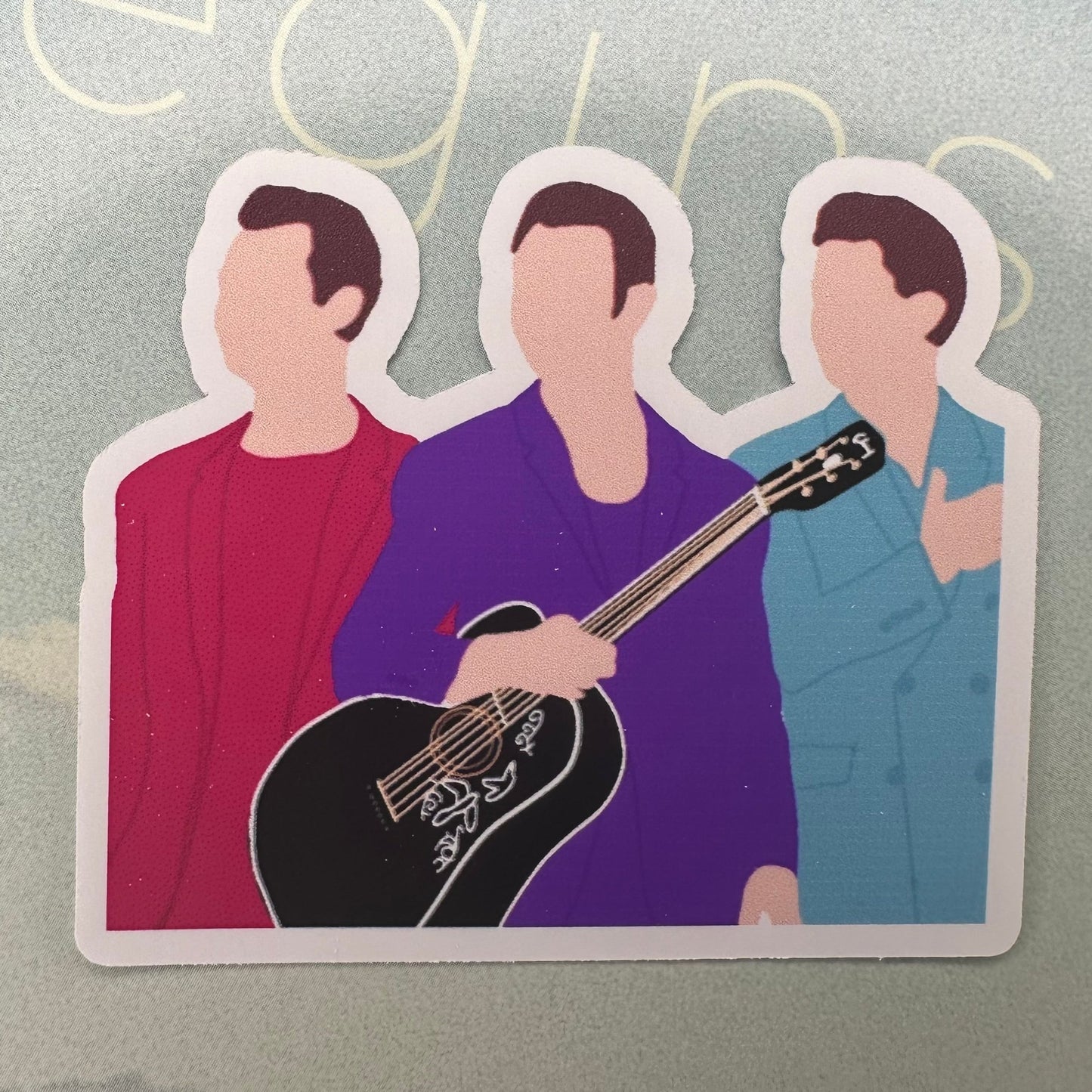 jonas brothers doodle JB sticker set