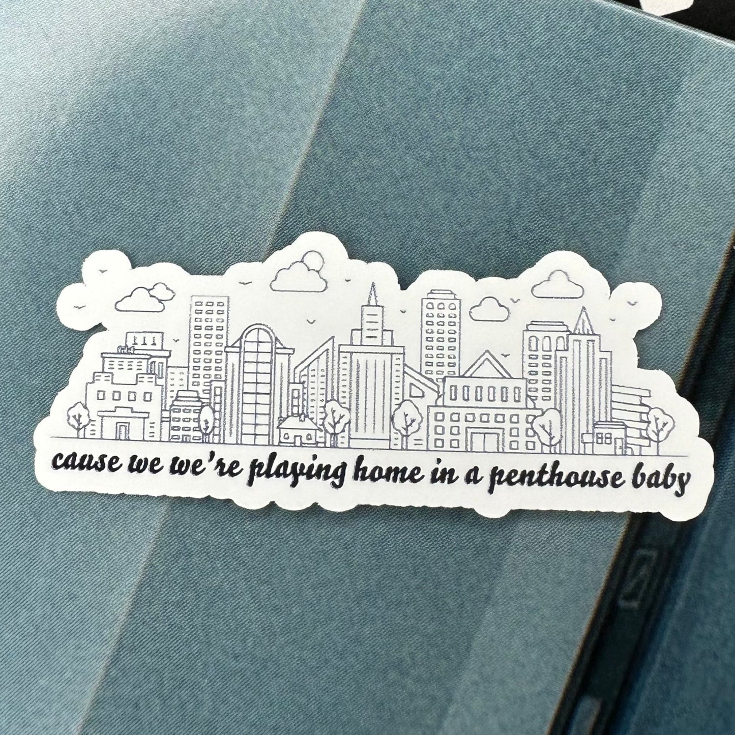 welcome mat lyric KB4.5 sticker set