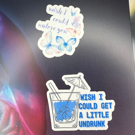 undrunk FL sticker set