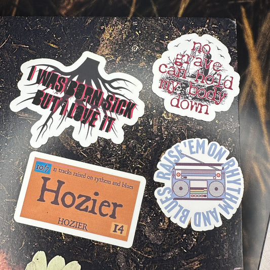 hozier debut HZ1 sticker set