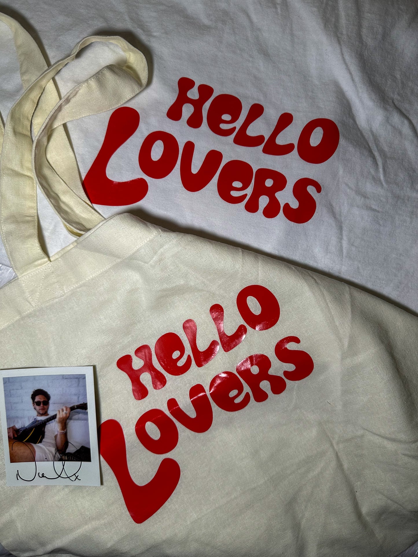 Hello Lovers/The Show Tote/Tee Niall Horan Flower design