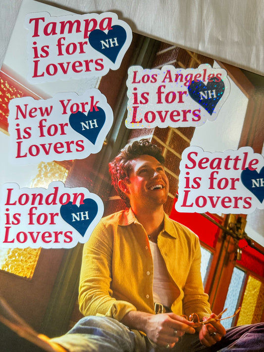 CUSTOMIZABLE ___ is for Lovers Glitter Stickers The Show: Live on Tour Niall Horan