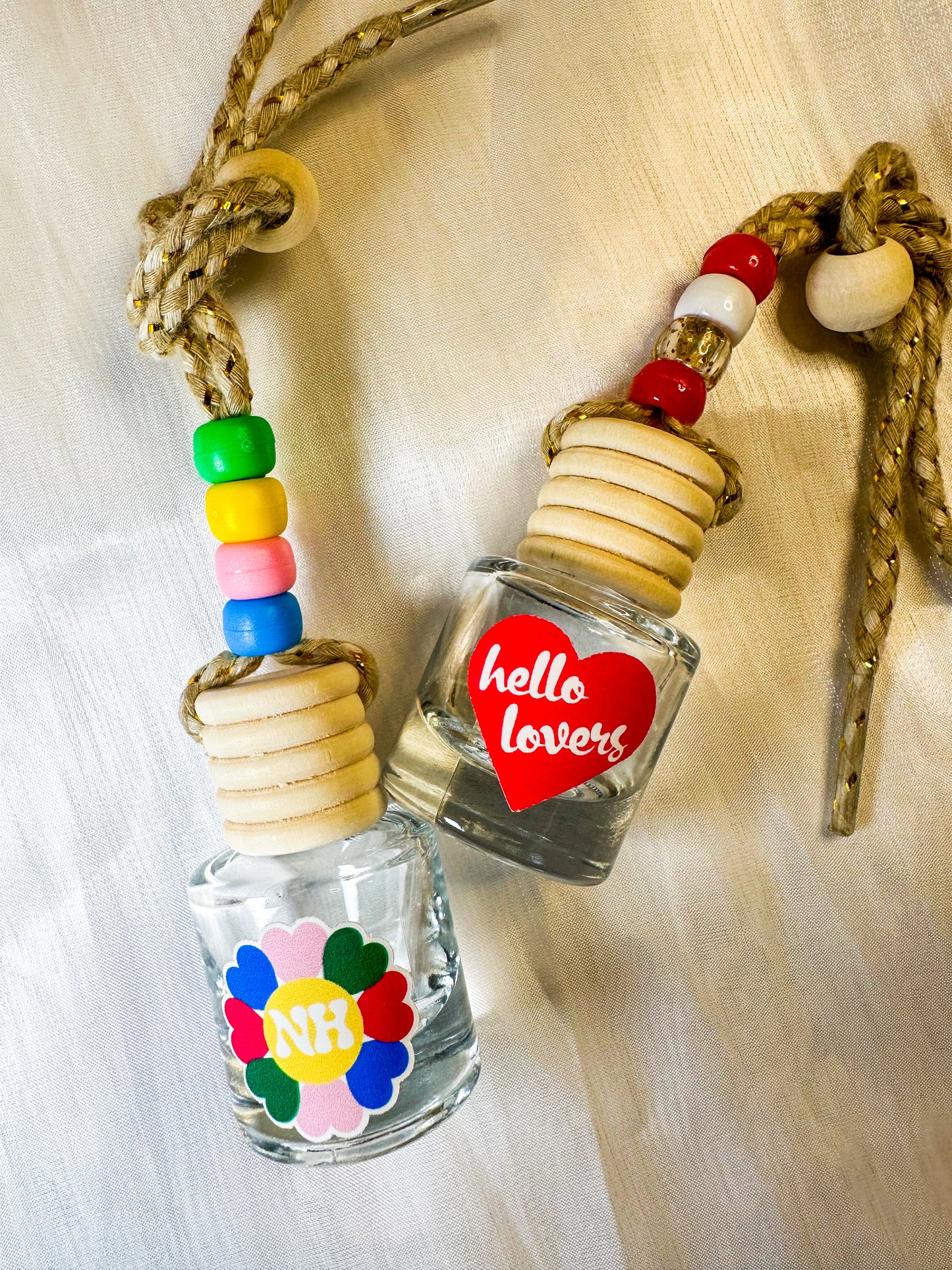 hello lovers & flower heart NH3 air freshener