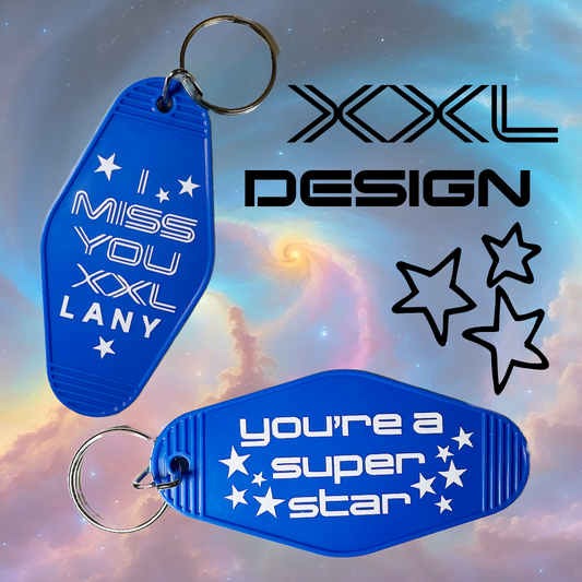 ur a superstar xxl LA5 motel keychain