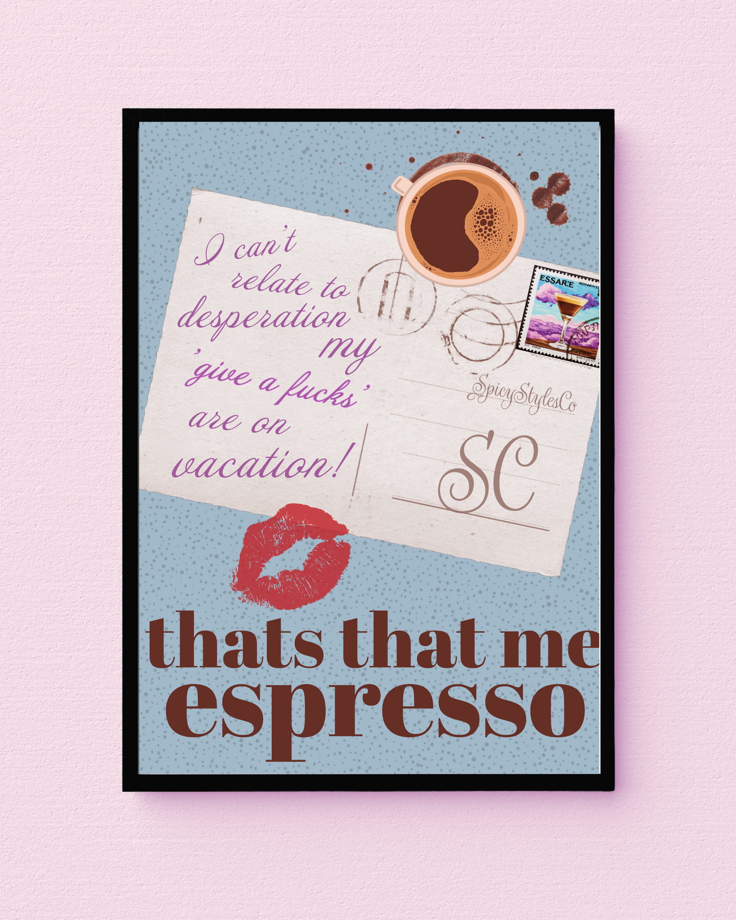 Espresso Sabrina Carpenter Lyric Poster | DIGITAL DOWNLOAD